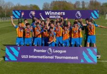 El Infantil A del Valencia CF, campeón del torneo internacional Premiere League