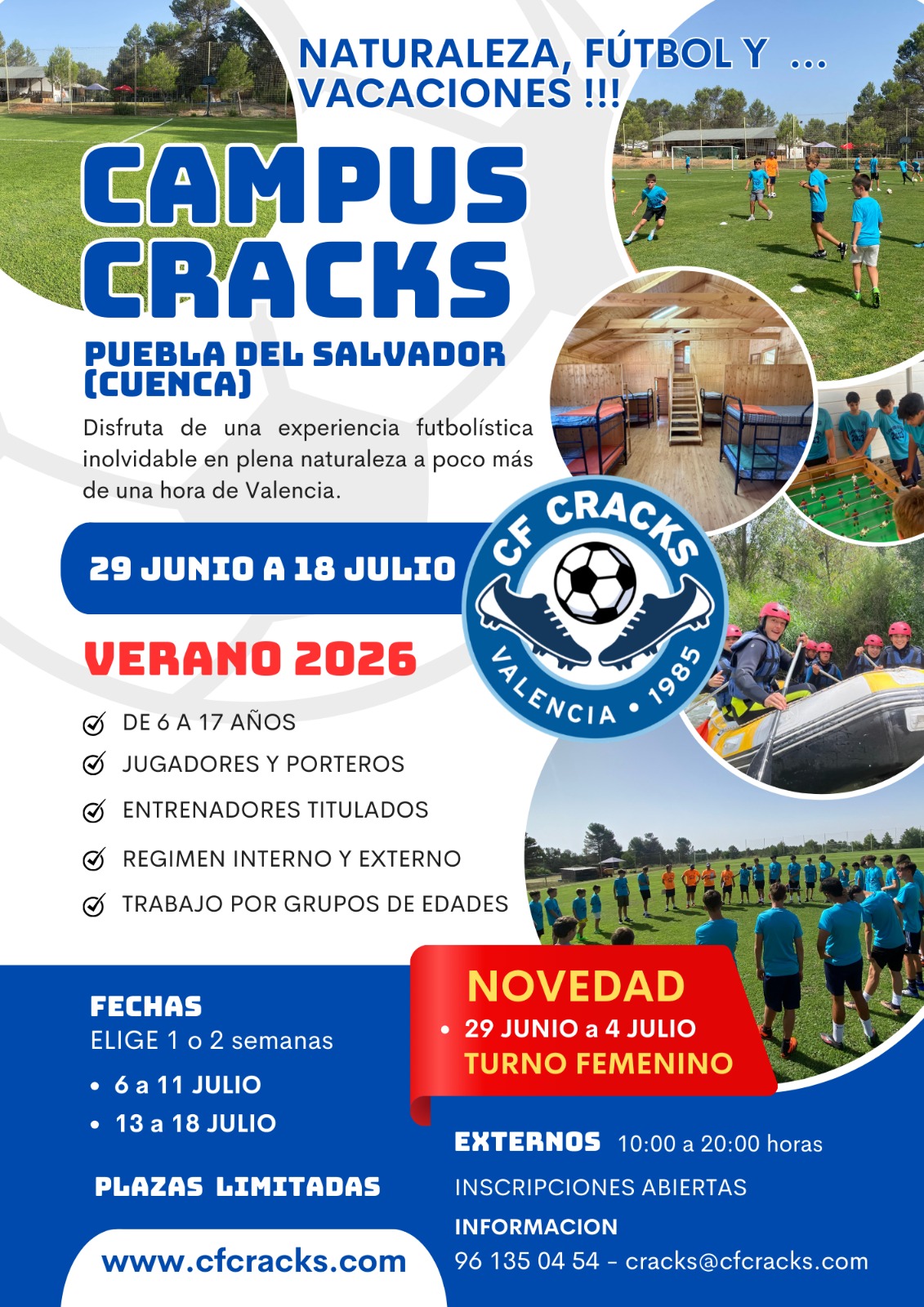 Campus fútbol verano CF Cracks 2026