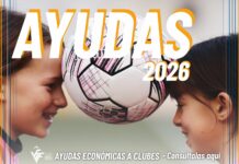 Resolución de las ayudas a los clubs de fútbol temporada 2025/26