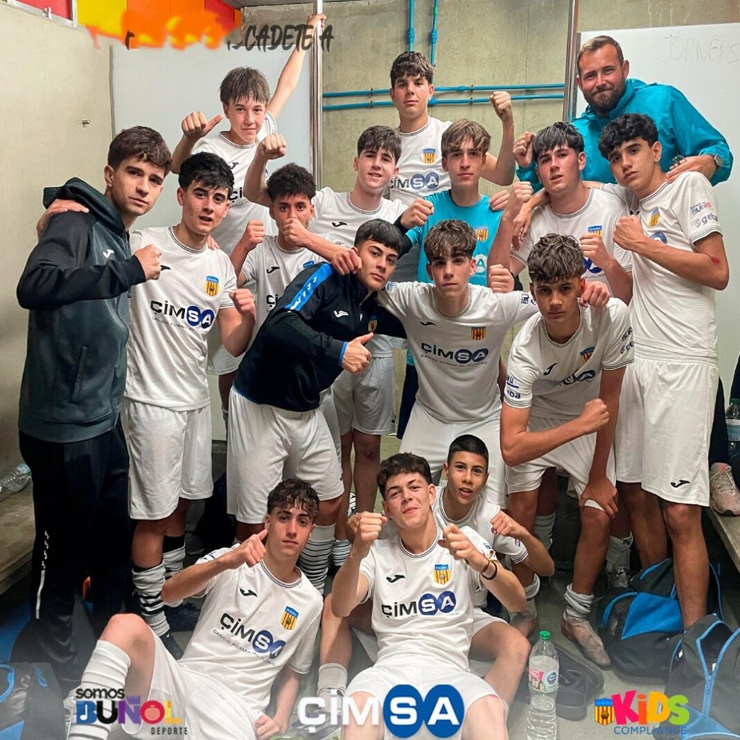 El CD Buñol a una victoria del ascenso a Preferente Cadete