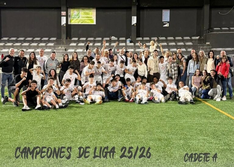 El CD Buñol Cadete A, campeón invicto del Grupo 5 y ascenso a Preferente