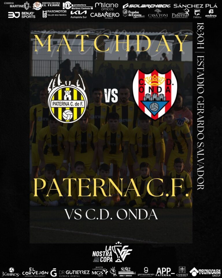 CD Onda saca ventaja en la ida de la semifinal de la V La Nostra Copa ante el Paterna CF