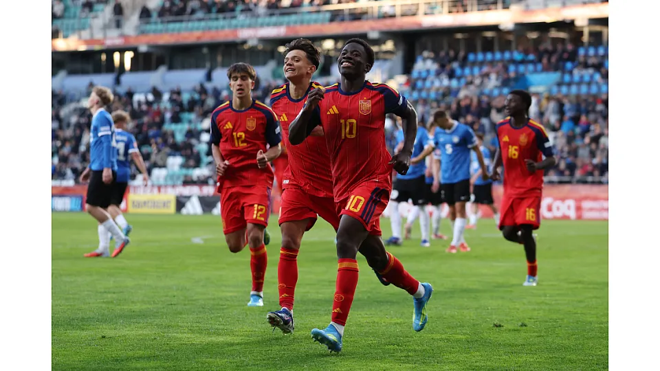 España comienza con victoria en la Euro sub17 Ebrima Tunkara