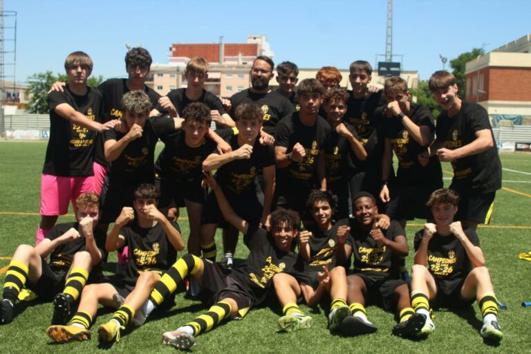 El Cadete A del Real de Gandia consigue el deseado ascenso a Preferent