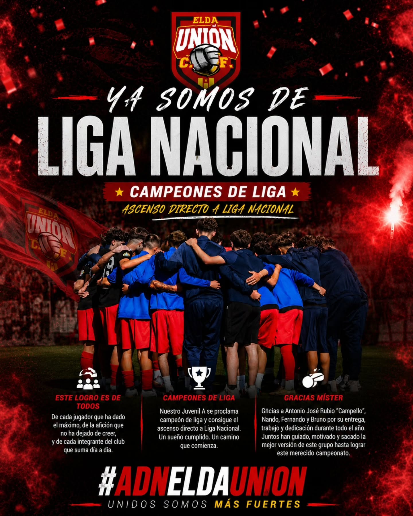 Elda Unión ascenso a Liga Nacional Juvenil