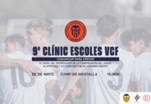 Más de 500 técnicos participarán en el 9º Clínic Escoles VCF en Mestalla