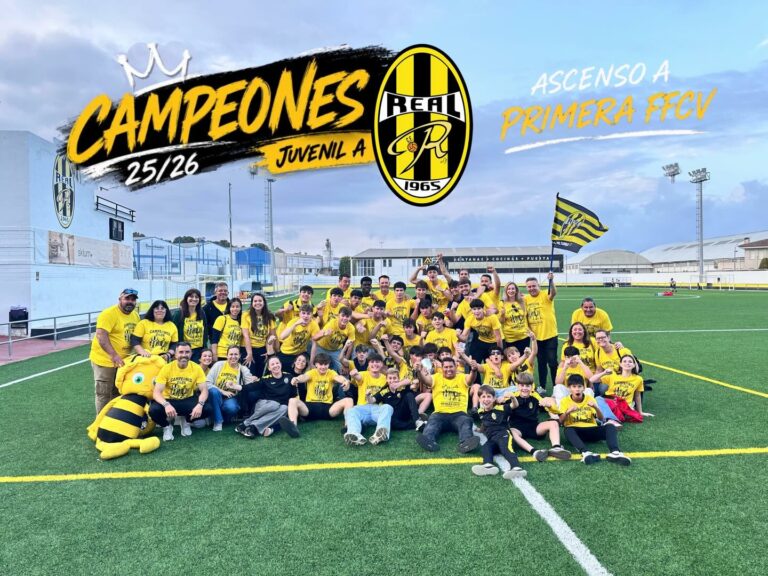 El Juvenil A del Real de Gandia CF ya es equipo de Primera FFCV