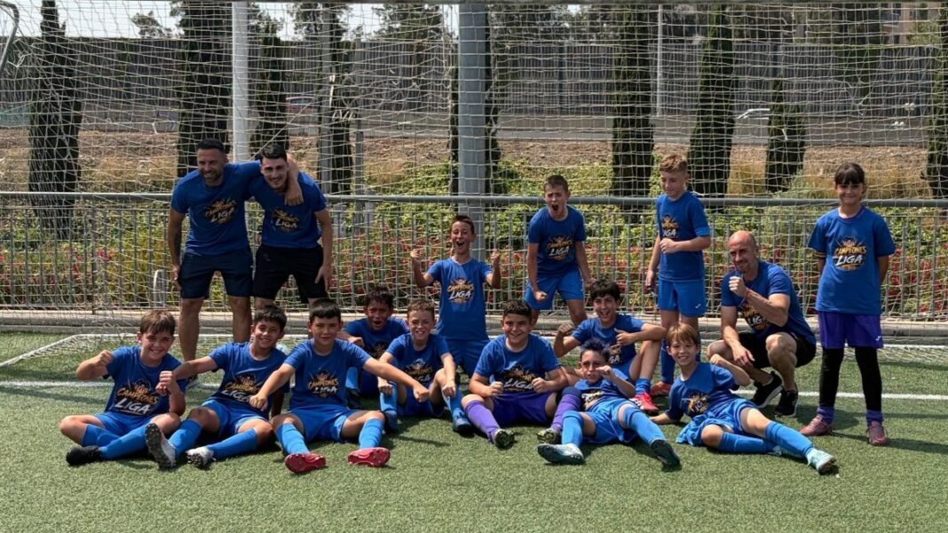Campeones por un gol average: el premio al gran año del Alevín C del CD Monte-Sión